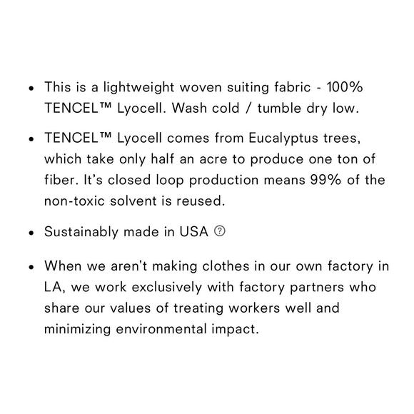 Reformation Mason Pant Black Womens Size 8 NWT - Picture 4 of 5